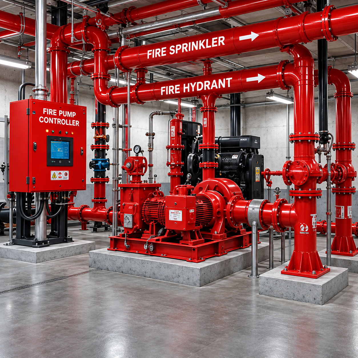 HYDRANT, SPRINKLER & FIRE PUMP ROOM DESIGN SYSTEMS